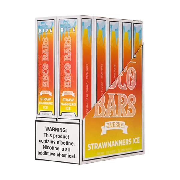 BUY 1 GET 1 FREE Straw Nanners Ice Esco Bar | Vape Mumbai India Esco Bar