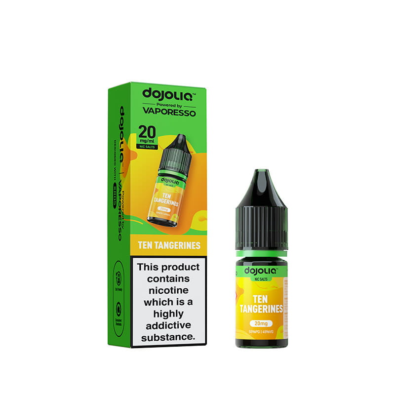 DojoLiq Ten Tangerines 10ml Nic Salt E-Liquid by Vaporesso