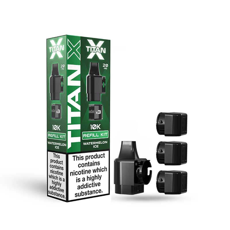 Titan X Watermelon Ice Prefilled Pod + Refills