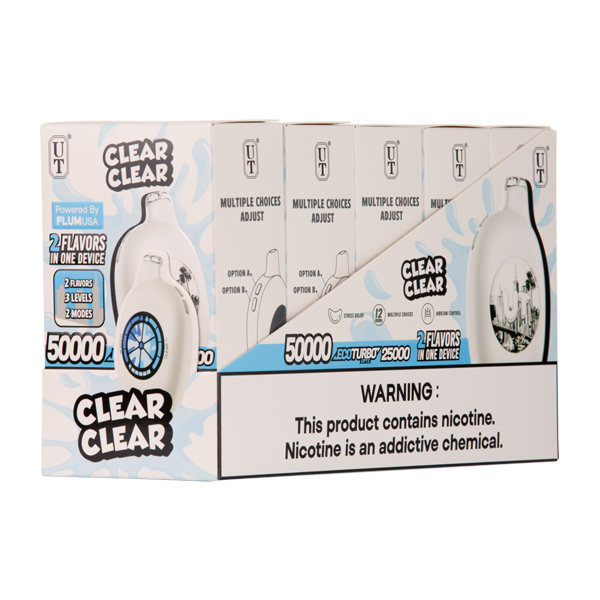 BUY 1 GET 1 FREE Clear/Clear UT 50K White | Vape Amazon India