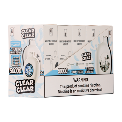 BUY 1 GET 1 FREE Clear/Clear UT 50K White | Vape Amazon India