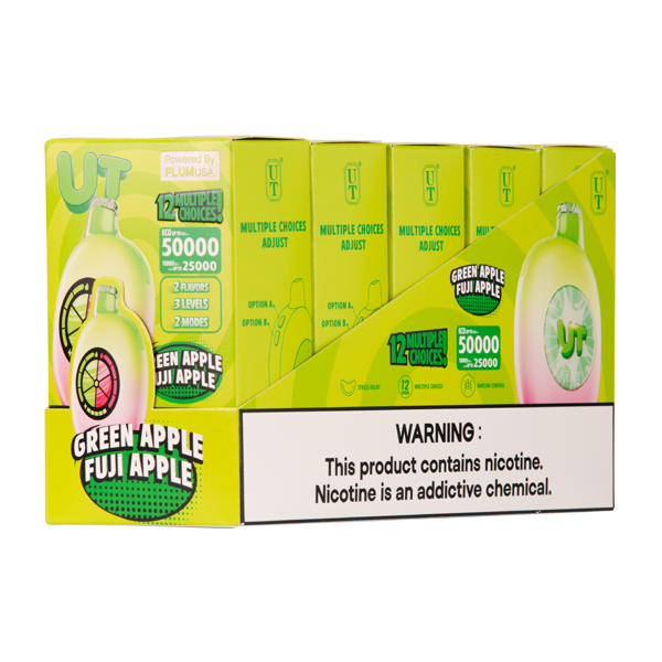 BUY 1 GET 1 FREE Green Apple/Fuji Apple UT 50K | Vape Amazon India