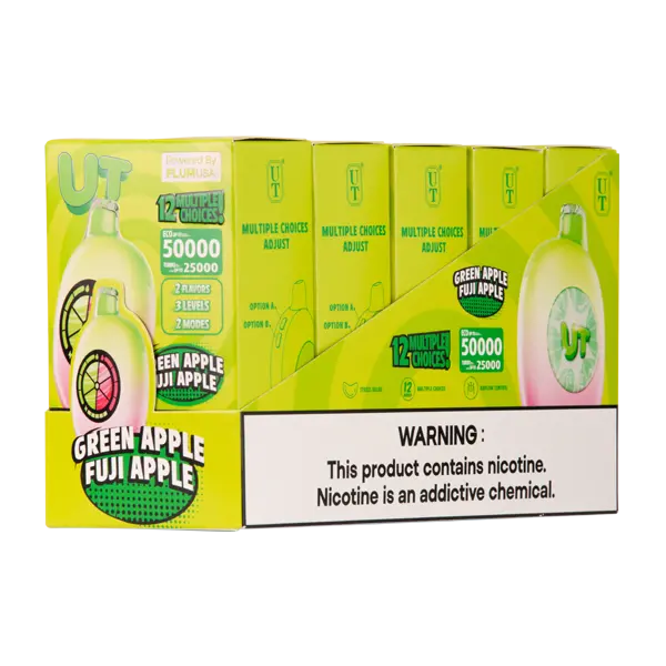 BUY 1 GET 1 FREE Green Apple/Fuji Apple UT 50K | Vape Mumbai India UT Bar