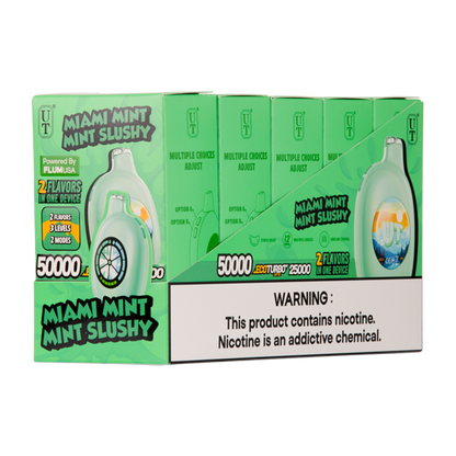 BUY 1 GET 1 FREE Miami Mint/Mint Slushy UT 50K | Vape Amazon India