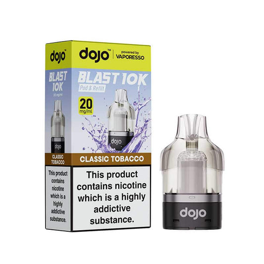 Vaporesso DOJO Blast Pod & Refill For 10K or 30K Device – Classic Tobacco