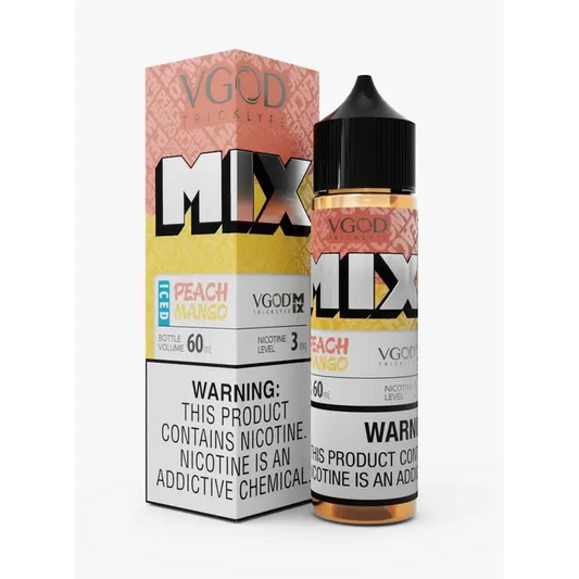 Vgod Nicotine Salt- Iced Peach Mango
