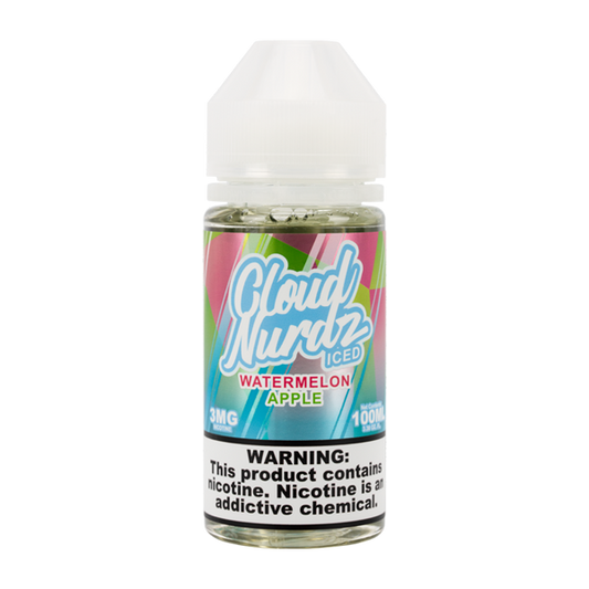 BUY 1 GET 1 FREE Iced Watermelon Apple by Cloud Nurdz 100mL | Vape Amazon India