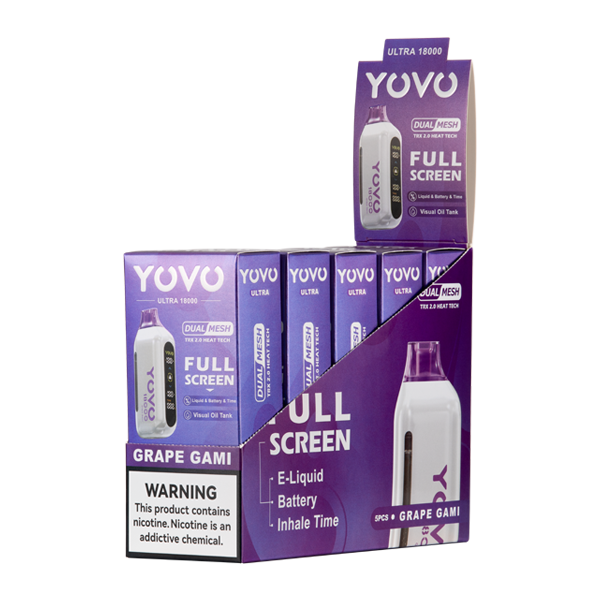 BUY 1 GET 1 FREE Grape Gami YOVO Ultra 18000 | Vape Amazon India