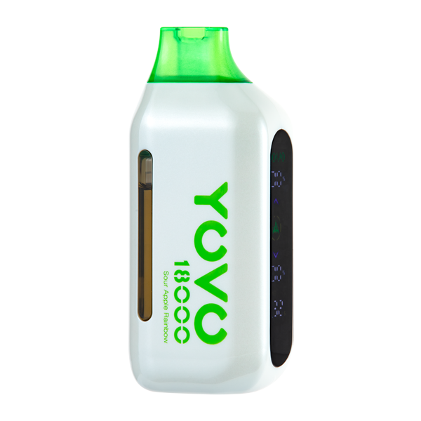 BUY 1 GET 1 FREE Sour Apple Rainbow YOVO Ultra 18000 | Vape Amazon India