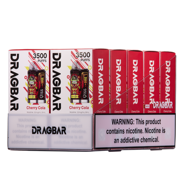BUY 1 GET 1 FREE Cherry Cola Dragbar B3500 | Vape Amazon India