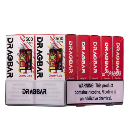 BUY 1 GET 1 FREE Cherry Cola Dragbar B3500 | Vape Amazon India