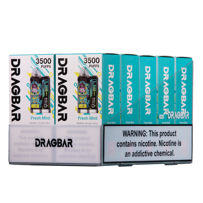 BUY 1 GET 1 FREE Fresh Mint Dragbar B3500 | Vape Amazon India