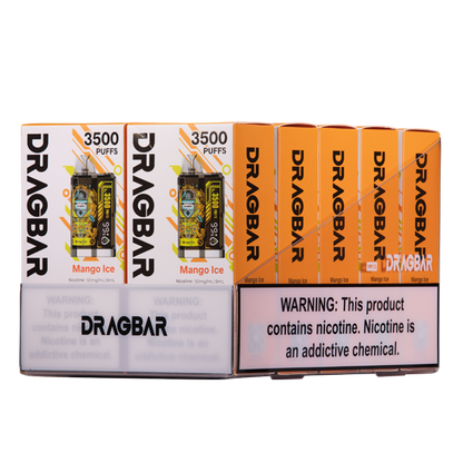 BUY 1 GET 1 FREE Mango Ice Dragbar B3500 | Vape Amazon India