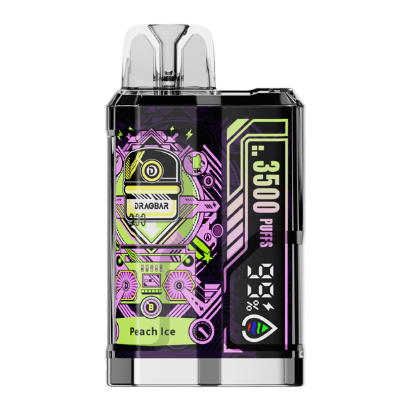 BUY 1 GET 1 FREE Peach Ice Dragbar B3500 | Vape Amazon India