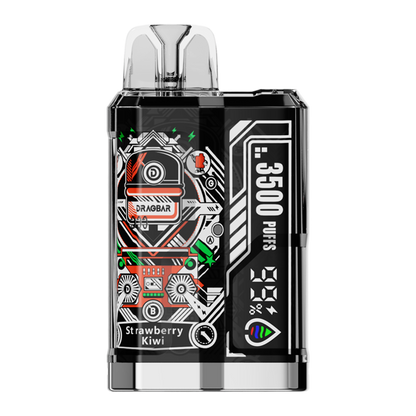 BUY 1 GET 1 FREE Strawberry Kiwi Dragbar B3500 | Vape Amazon India