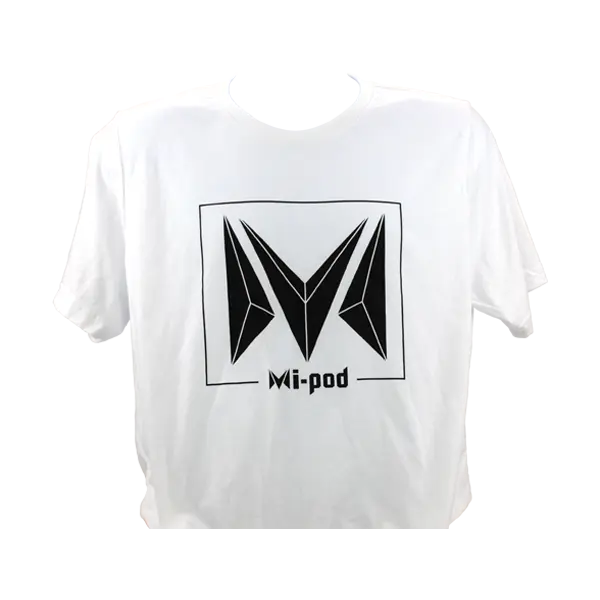 BUY 1 GET 1 FREE White Mi-Pod Shirt | Vape Amazon India Mi-Pod Merch