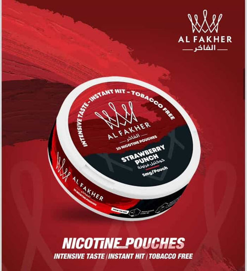 Al Fakher - Strawberry Punch Nicotine Pouches