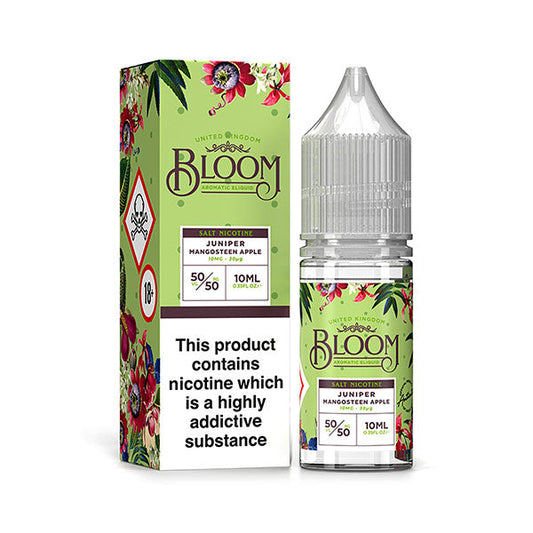 Bloom E-Liquid Juniper Mangosteen Apple Nic Salt E-Liquid
