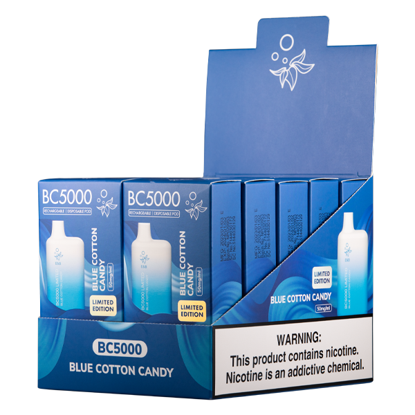 BUY 1 GET 1 FREE Blue Cotton Candy BC5000 | Vape Mumbai India