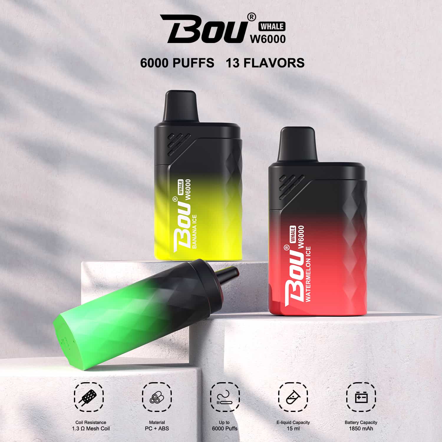 Bou Whale (6000 Puffs)