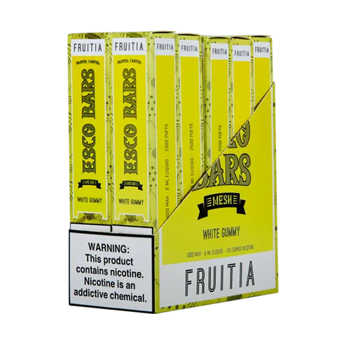 BUY 1 GET 1 FREE White Gummy Esco Bar | Vape Amazon India Esco Bar