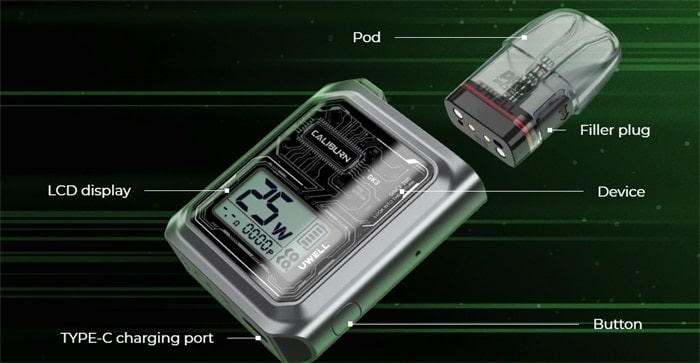 Uwell Caliburn GK3 Pod System