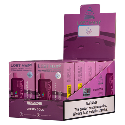 BUY 1 GET 1 FREE Cherry Cola Lost Mary OS5000 | Vape Amazon India