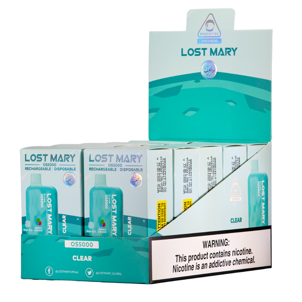BUY 1 GET 1 FREE Clear Lost Mary OS5000 | Vape Amazon India