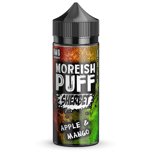 Moreish Puff Sherbet Apple & Mango E-Liquid Shortfill 100ml