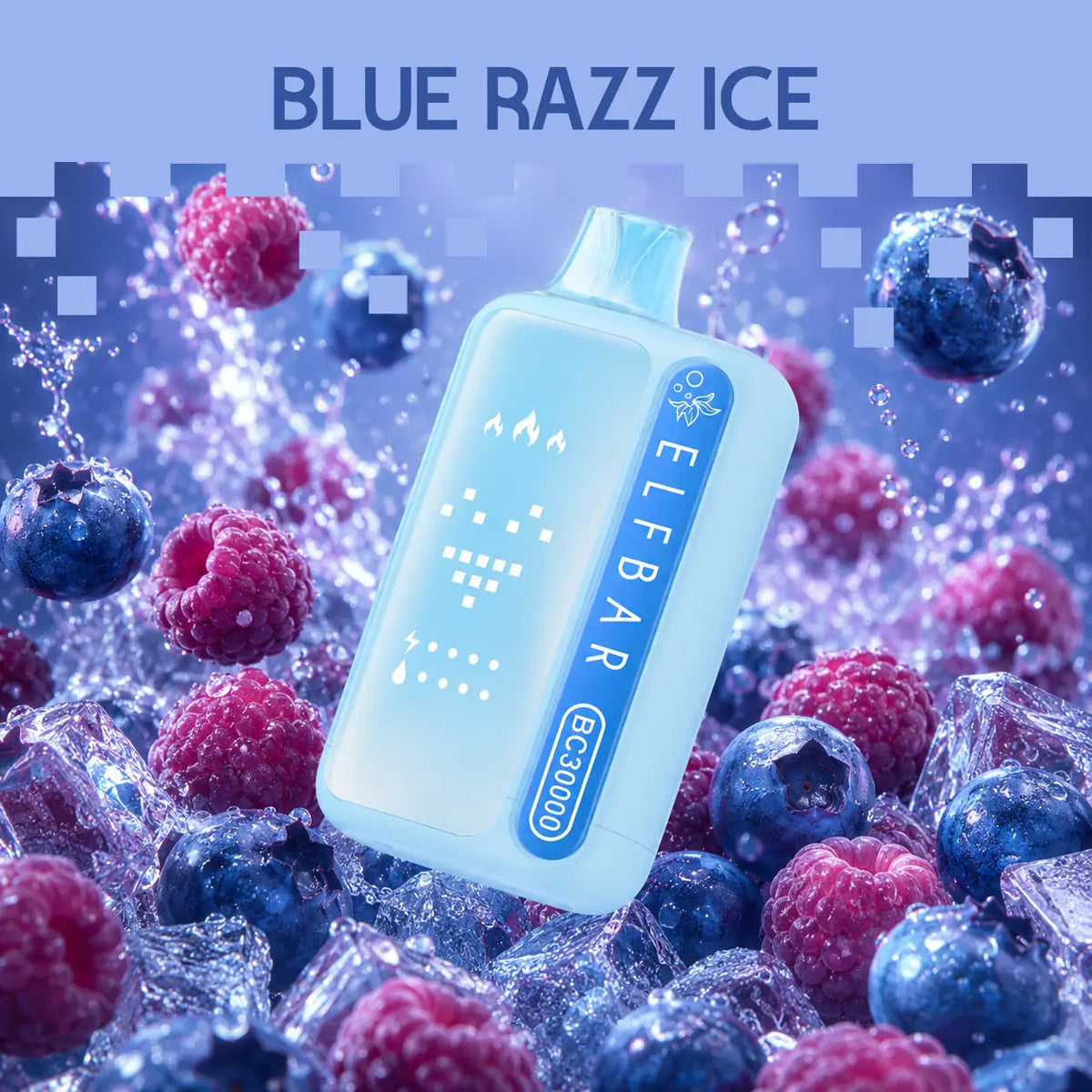 ELF BAR BC 30000 disposable vape - Blue Razz Ice flavour