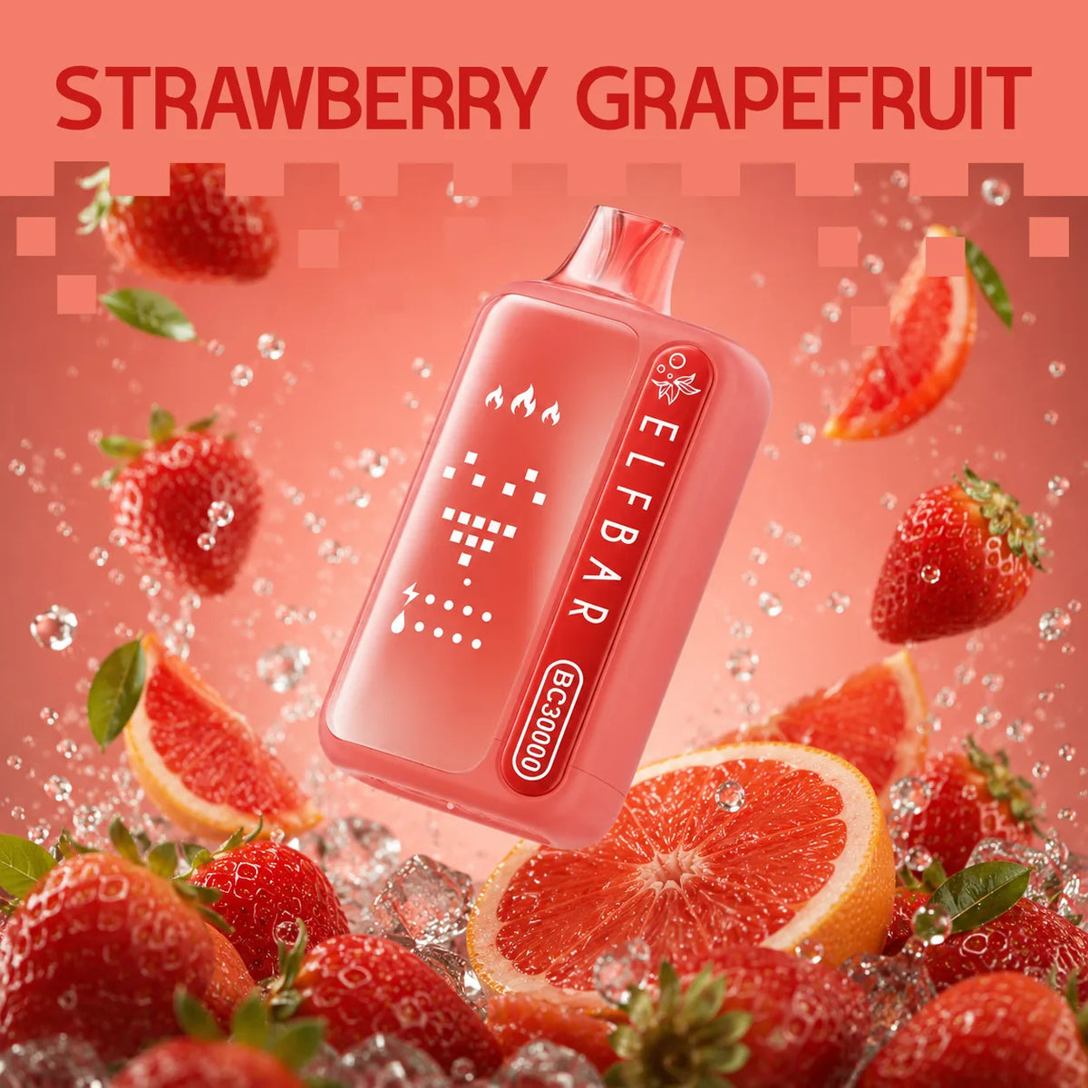 ELF BAR BC 30000 disposable vape - Strawberry Grapefruit flavour