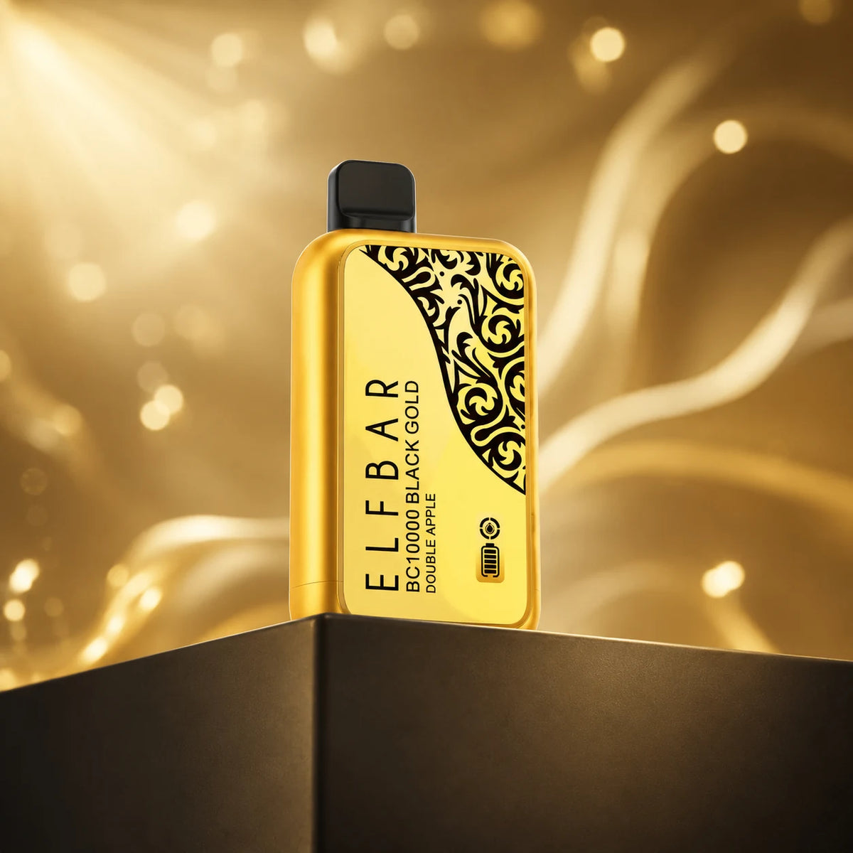 ELF BAR BC10000 BLACK GOLD disposable vape - doubleApple flavour