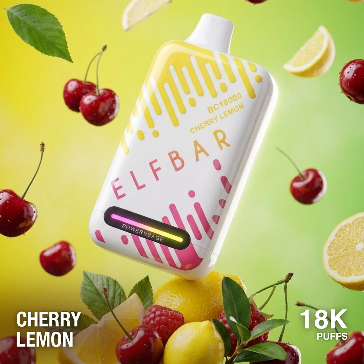 ELF BAR BC18000 Dual Mode Dual Experience disposable vape - Cherry Lemon flavour