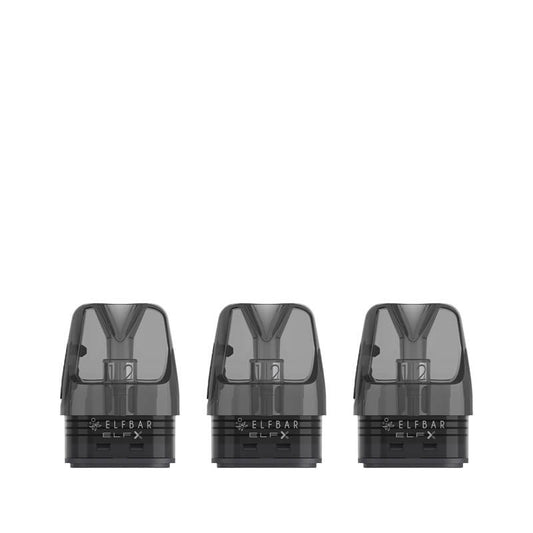 Elf Bar Elfx Dual Mesh Replacement Vape Pods 2ml - 3 Pods