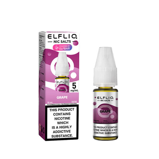 Elf Bar ElfLiq Grape Nic Salt E-Liquid