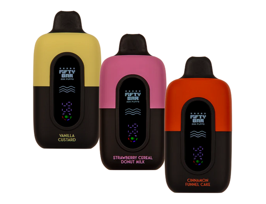 BUY 1 GET 1 FREE Fifty Bar 20K Black Series Sampler | Vape Amazon India