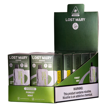 BUY 1 GET 1 FREE Forest Mint Lost Mary OS5000 Luster | Vape Amazon India