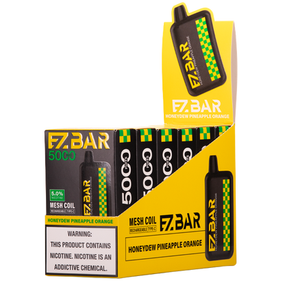 BUY 1 GET 1 FREE Honeydew Pineapple Orange EZBAR 5000 | Vape Amazon India