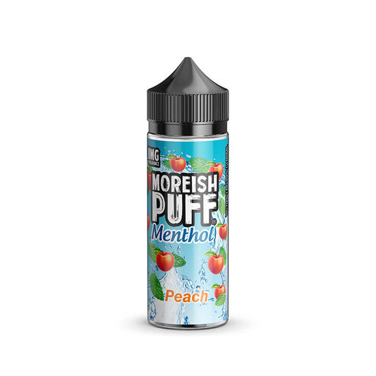 Moreish Puff Menthol Peach 100ml Shortfill E-Liquid