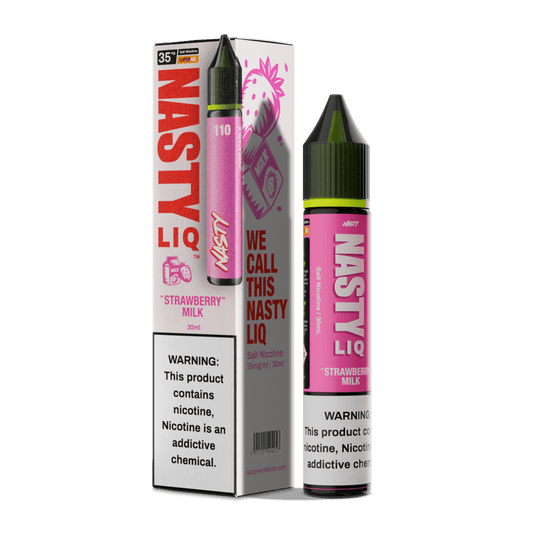 Nasty LIQ Strawberry Milk Nic Salt 30ml (35mg/50mg) India