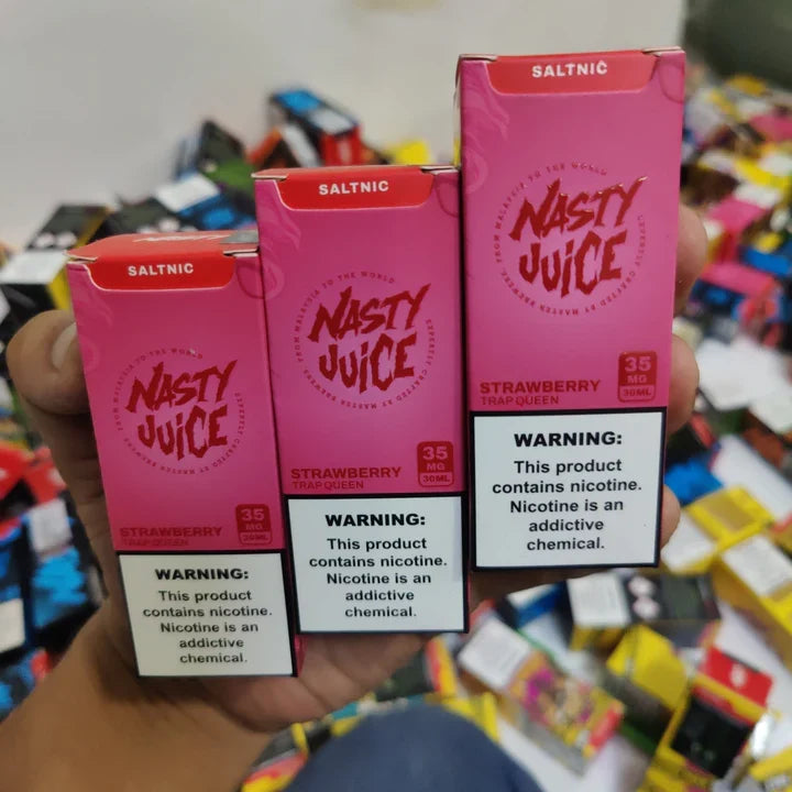 Nasty Strawberry Trap Queen Nicotine Salt