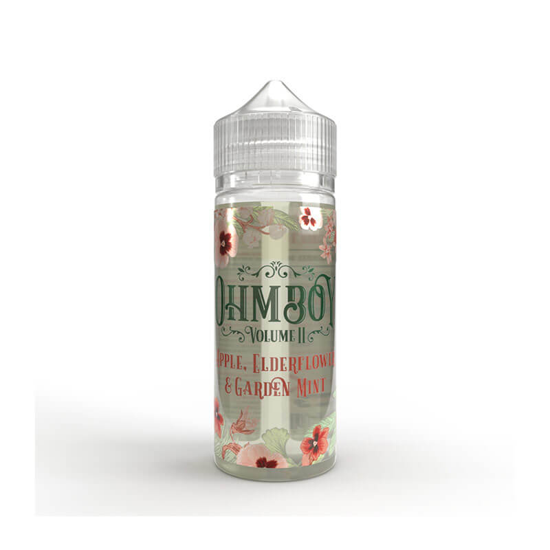 Ohm Boy Apple Elderflower & Garden Mint 100ml Shortfill E-Liquid