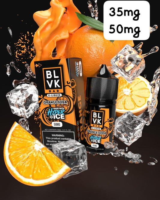 Orange Soda Ice Vape Juice 30ml 35MG / 50MG | Premium Nic Salt | Vape Billiorsonn
