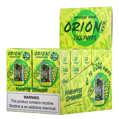 BUY 1 GET 1 FREE Pineapple Lemonade Orion Bar 7500 | Vape Amazon India