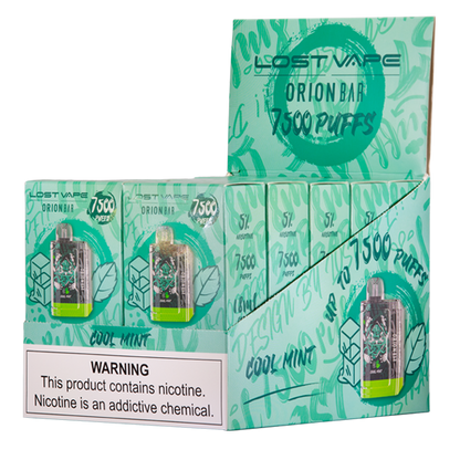 BUY 1 GET 1 FREE Cool Mint Orion Bar 7500 | Vape Amazon India
