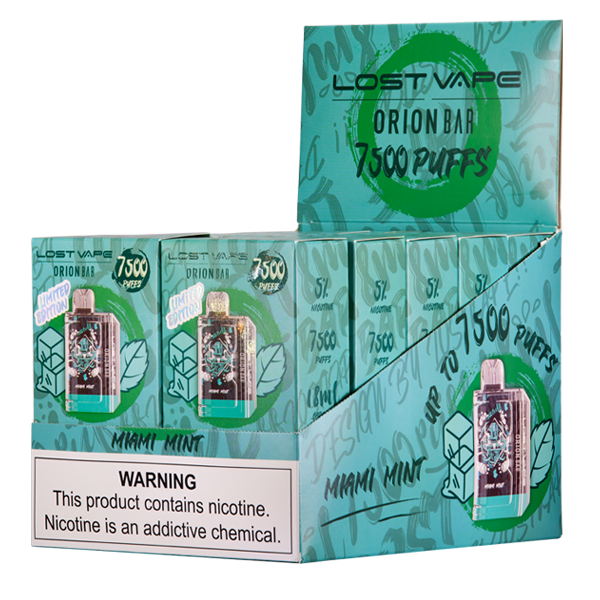 BUY 1 GET 1 FREE Miami Mint Orion Bar 7500 | Vape Amazon India