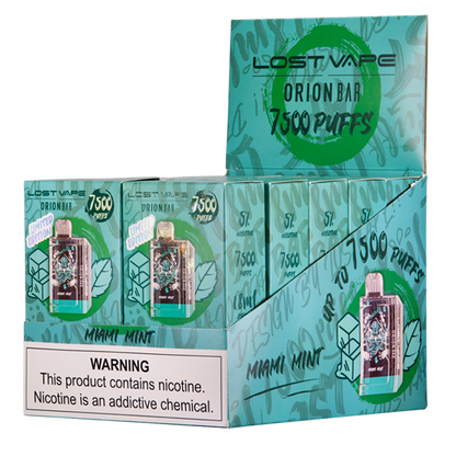 BUY 1 GET 1 FREE Miami Mint Orion Bar 7500 | Vape Amazon India