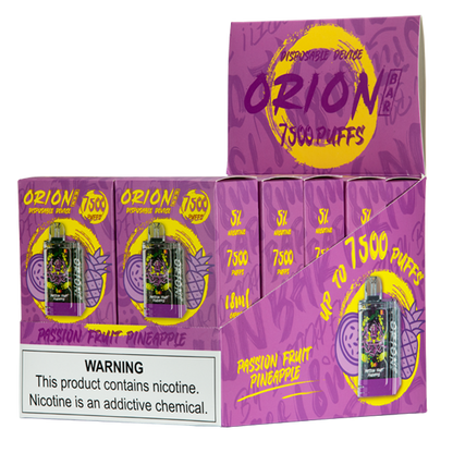 BUY 1 GET 1 FREE Passion Fruit Pineapple Orion Bar 7500 | Vape Amazon India
