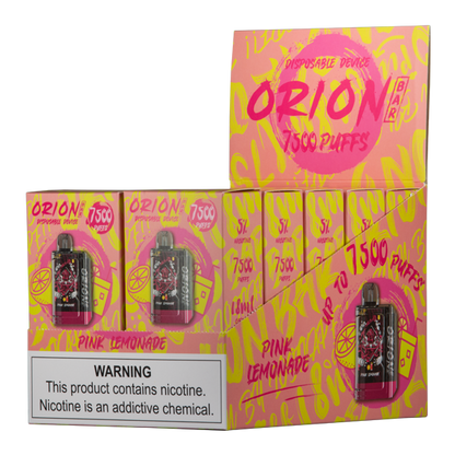 BUY 1 GET 1 FREE Pink Lemonade Orion Bar 7500 | Vape Amazon India