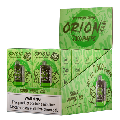 BUY 1 GET 1 FREE Sour Apple Ice Orion Bar 7500 | Vape Amazon India